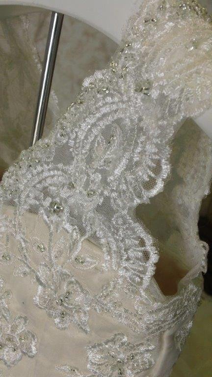 Infant size mermaid flower girl dress